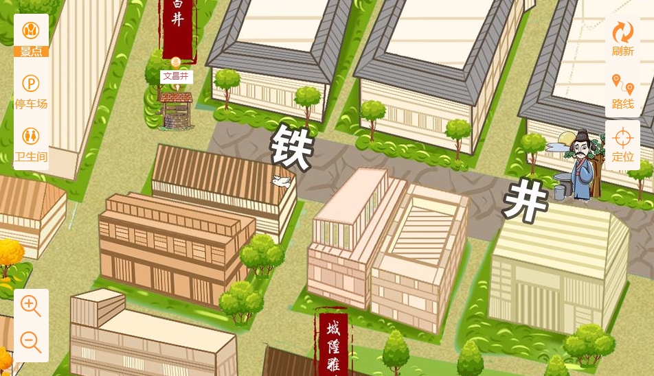 三山智慧景区：手绘地图与语音导览的完美融合